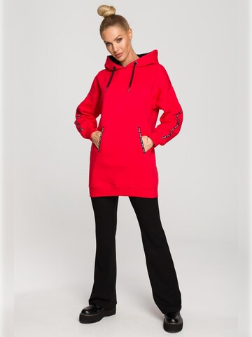 made of emotion - Sudadera 'M696' en rojo