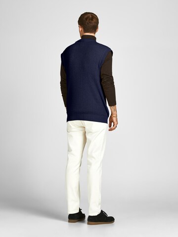 JACK & JONES Sweater Vest 'Ondra' in Blue