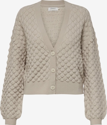 Cardigan ONLY en beige : devant