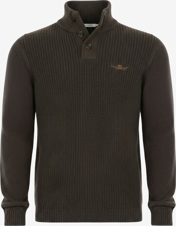 Aeronautica Militare Pullover 'Maglione' in Braun: Vorderseite