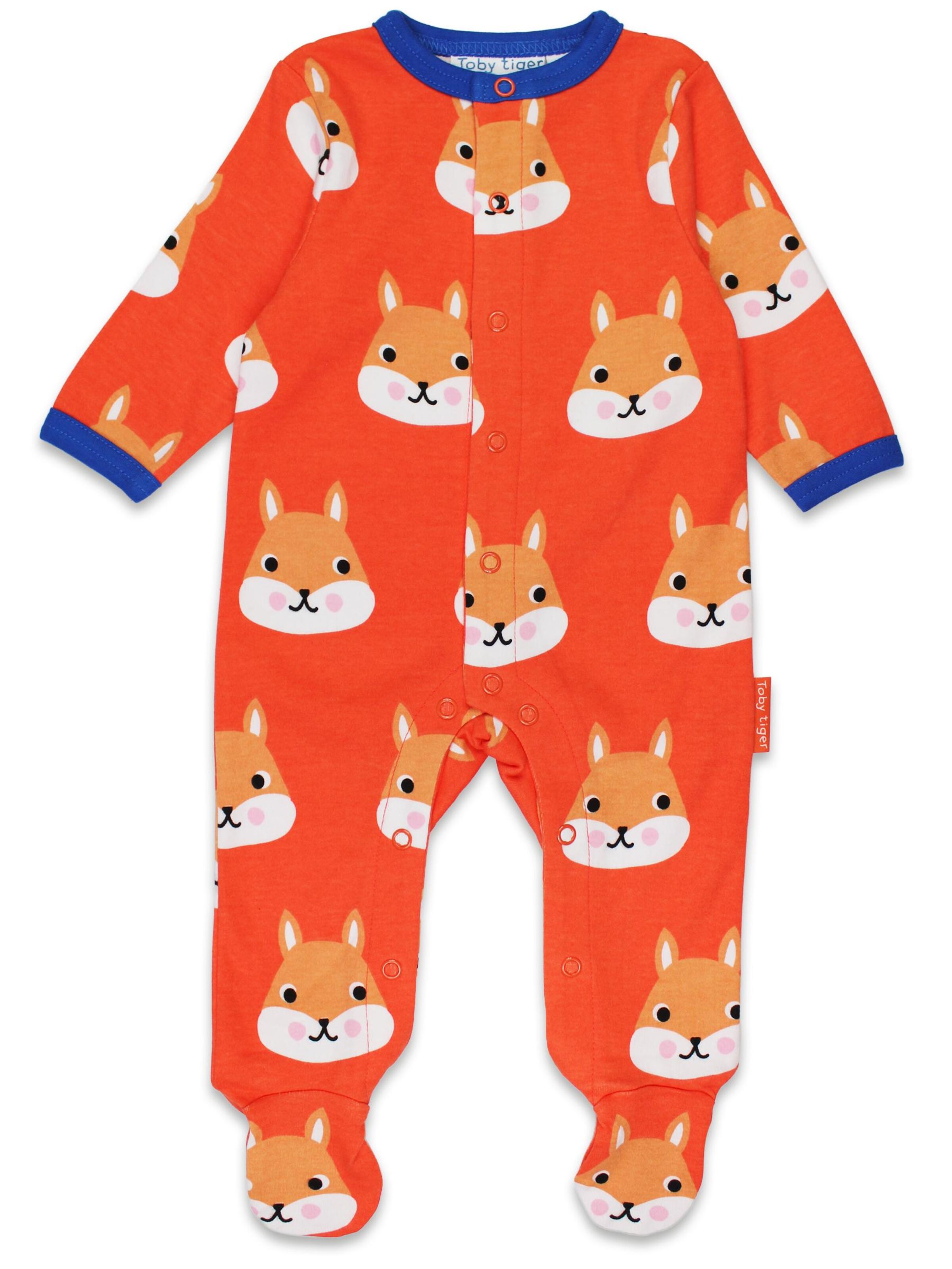 Toby Tiger Romper/Bodysuit 'Eichhörnchen' in Orange