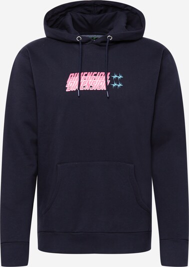 Urban Threads Sweat-shirt en bleu / bleu marine / rose / noir / blanc, Vue avec produit