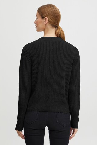 Oxmo Loosefit Strickjacke 'Norene' in Schwarz