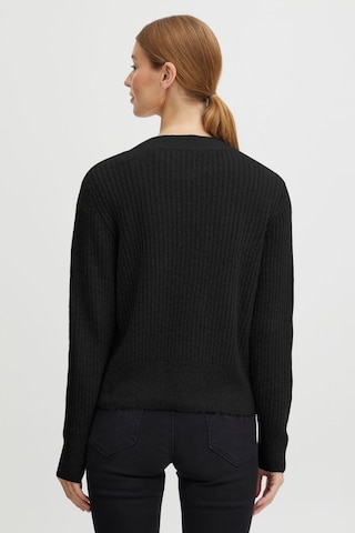 Oxmo Knit Cardigan 'Norene' in Black