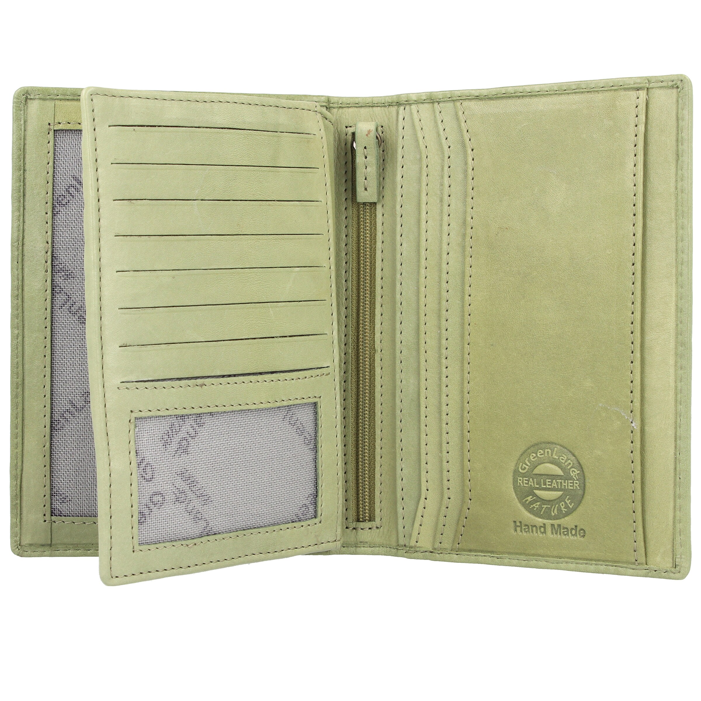 Portamonete 'Soft Colour' di Greenland Nature in verde
