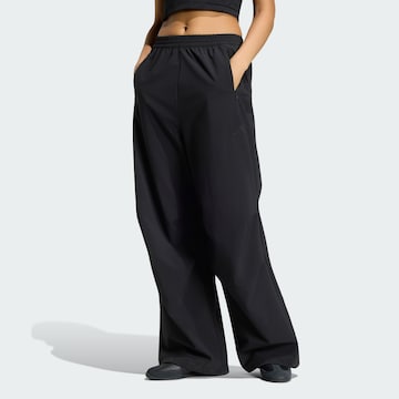 ADIDAS SPORTSWEAR - Pierna ancha Pantalón deportivo en negro: frente