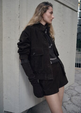 MANGO Jacke 'Sienna' in Braun