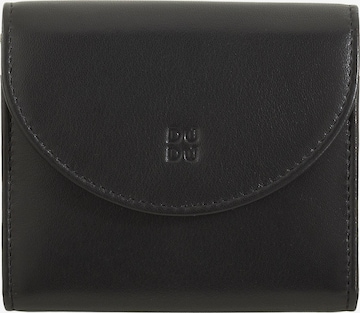 DuDu Wallet in Black: front
