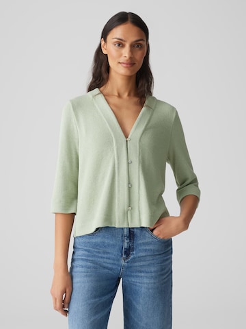 OPUS Knit cardigan 'Semipa' in Green: front