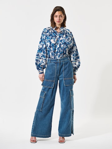 Dea Kudibal - Camisa ' NitaDEA NS ' em azul: frente