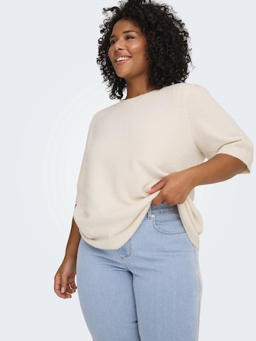 Pull-over 'CARRica' ONLY Carmakoma en beige