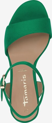 TAMARIS - Sandalias con hebilla en verde