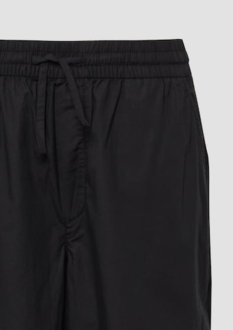 s.Oliver Wide Leg Hose in Schwarz