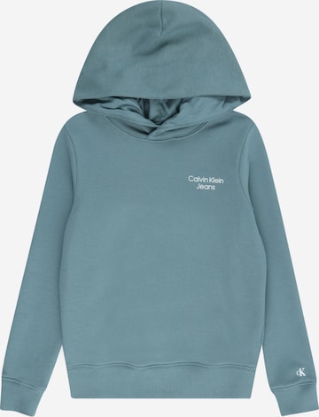 Calvin Klein Jeans Sweatshirt i blå: framsida