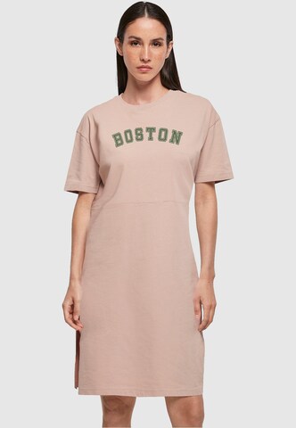 Merchcode Dress 'Boston' in Pink: front