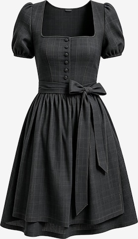 MODIURBAN Dirndl in Grau: Vorderseite