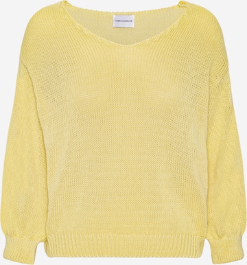 Pull-over oversize 'Milana Cotton' americandreams en jaune : devant