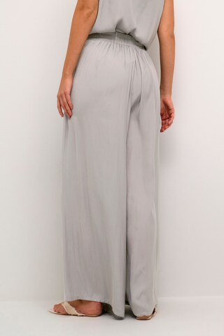 Kaffe Wide leg Broek 'Allie' in Grijs