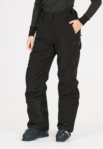 Whistler Regular Skihose 'Kingland' in Schwarz: Vorderseite