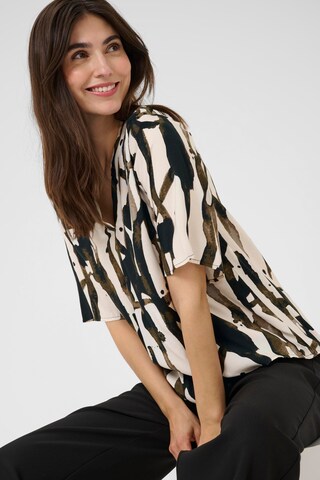 CULTURE Blouse 'Ashley Chaina' in Beige