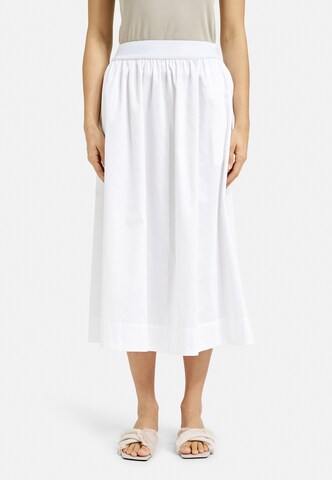 Milano Italy Skirt in White: front