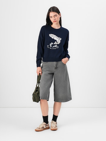 HOLLISTER Пуловер в синьо