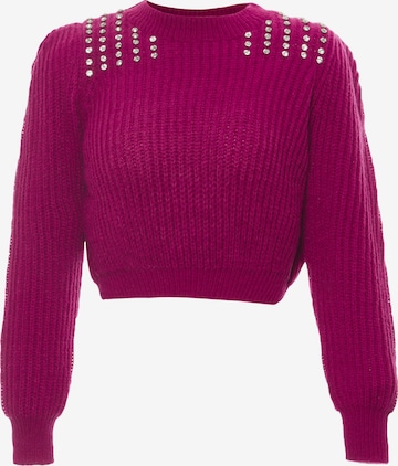 faina Sweater in Purple: front