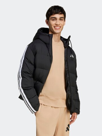 Geacă sport 'ESS' de la ADIDAS SPORTSWEAR pe negru: față