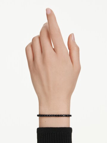 Swarovski - Pulsera en negro: frente