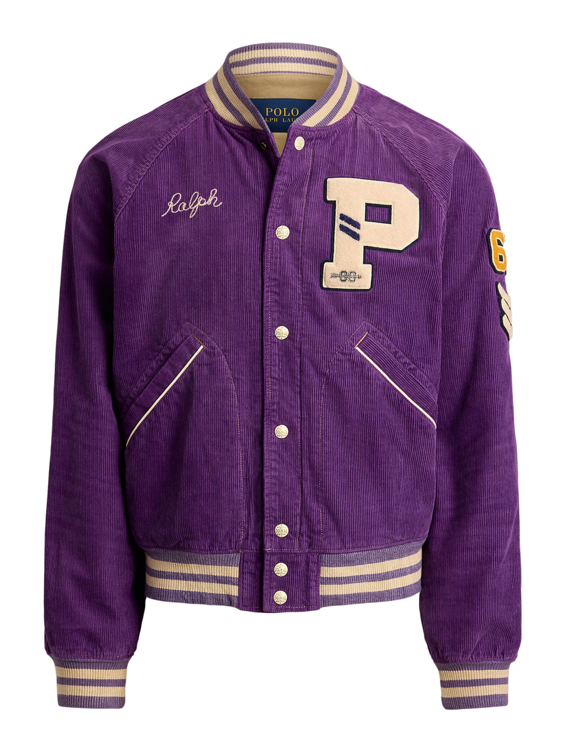 Polo Ralph Lauren - Casaco meia-estação em roxo: frente