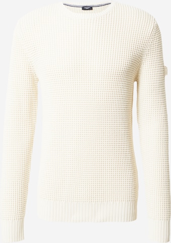 JOOP! Jeans - Pullover 'Hadriano' em branco: frente