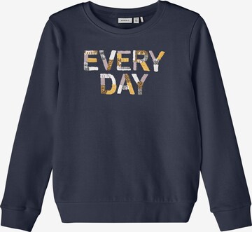 NAME IT Sweatshirt 'Bawn' in Blauw: voorkant