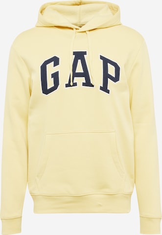 GAP Sweatshirt 'HERITAGE' in Yellow: front