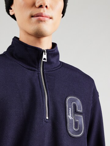GUESS - Sweatshirt 'HARRIS' em azul