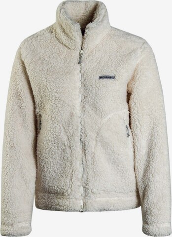 COLUMBIA Fleece Jacket 'Sherpa' in White: front