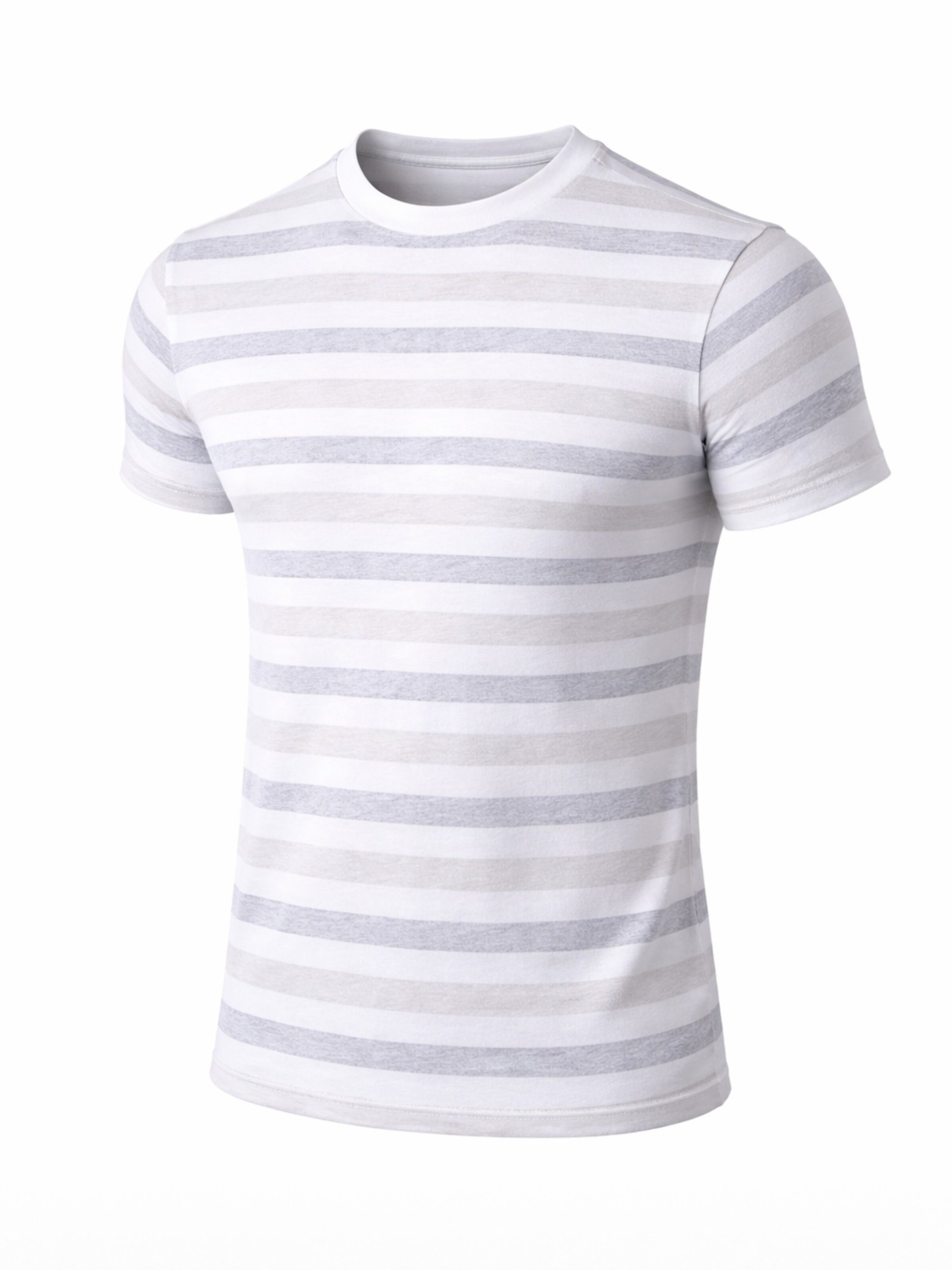 Maglietta 'Pantoneclo Men’s Crew Neck Short Sleeve T-Shirt' di PANTONECLO in bianco: frontale