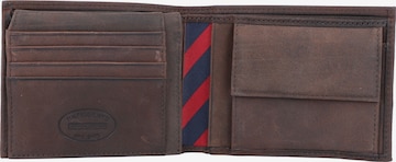 TOMMY HILFIGER Portemonnee 'Johnson' in Bruin