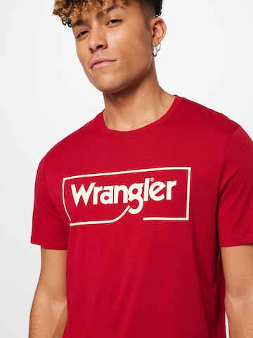 WRANGLER Shirt 'FRAME' in Red