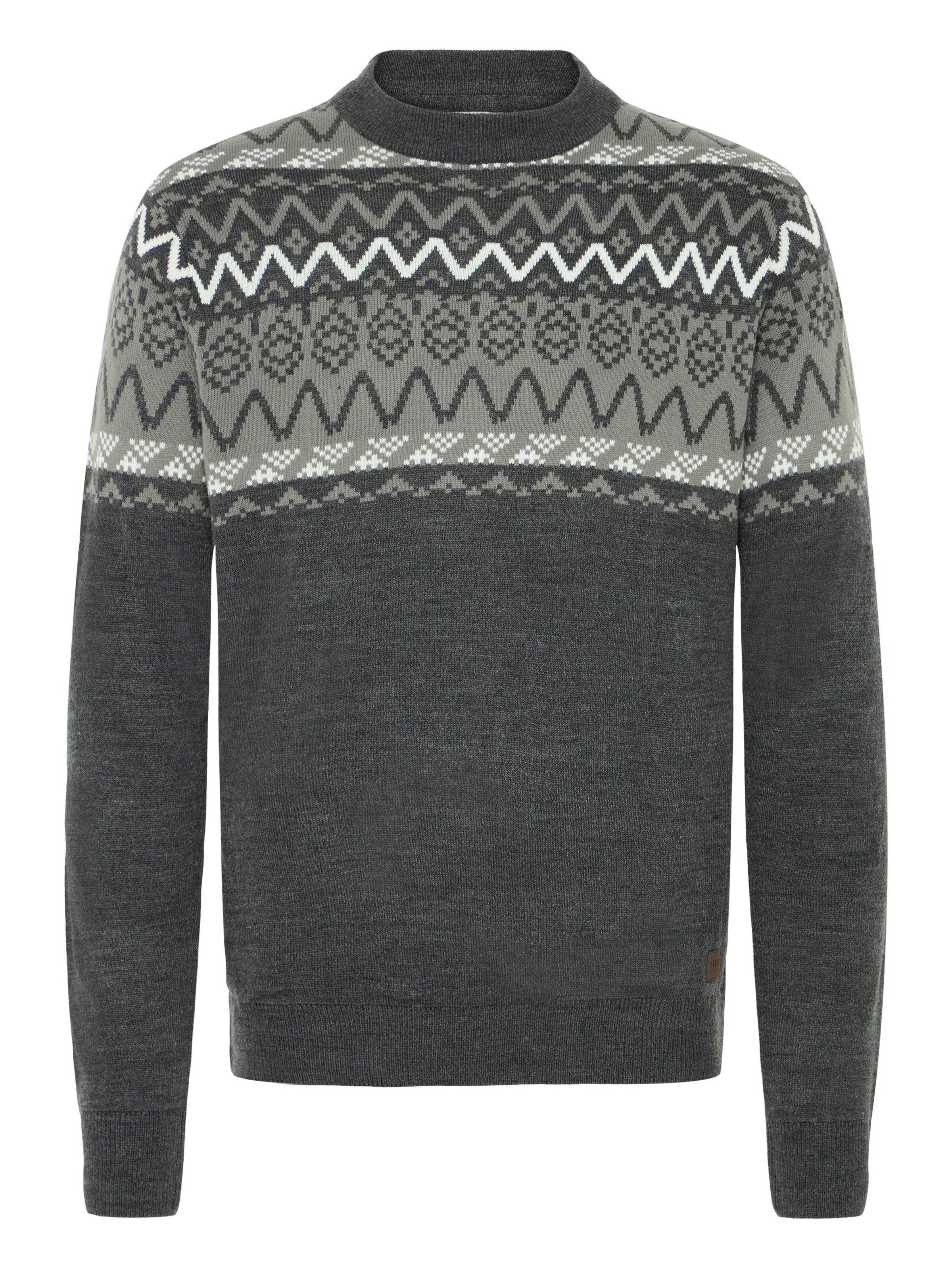 !Solid - Jersey ' SDELLIS ' en gris: frente