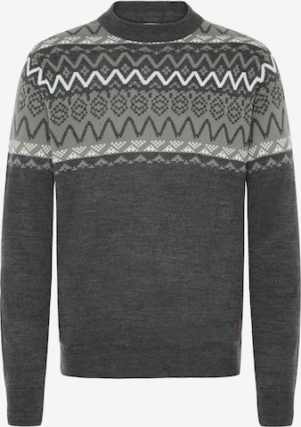 !Solid Strickpullover ' SDELLIS ' in Grau: Vorderseite
