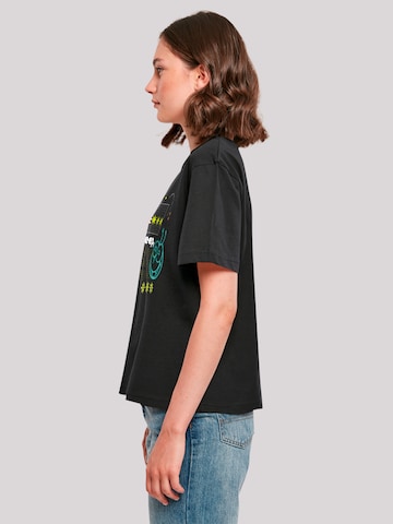 T-shirt 'Heroes of Childhood Die Biene Maja Eat Sleep Rave Repeat' F4NT4STIC en noir
