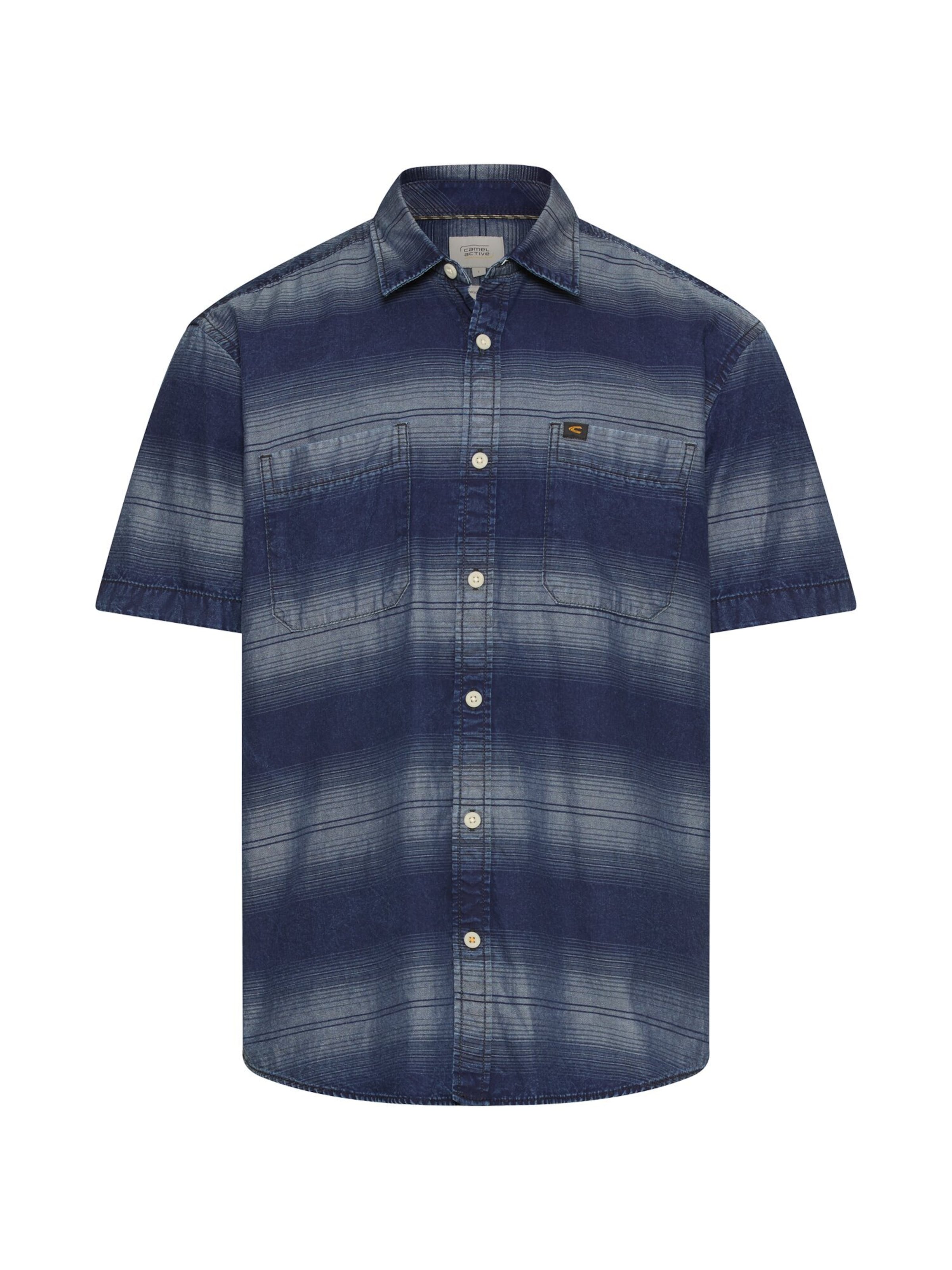 CAMEL ACTIVE Regular fit Button Up Shirt in Blue: front