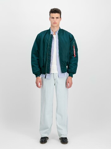 ALPHA INDUSTRIES Übergangsjacke 'MA-1'‌‌‌ in Blau