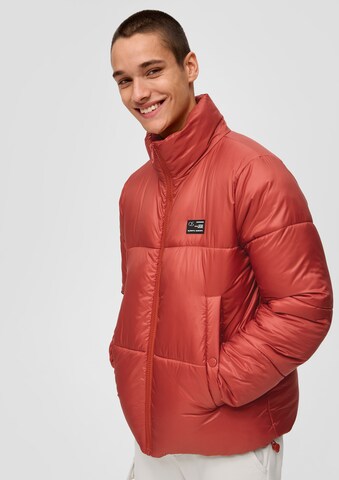 QS Between-season jacket in Orange: front