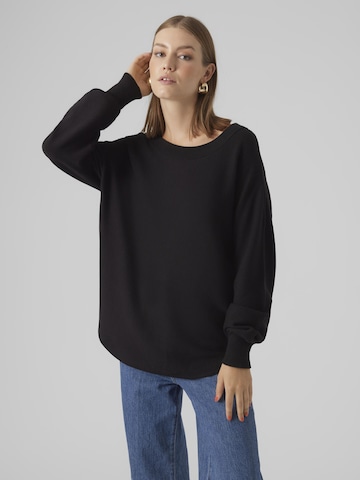 VERO MODA Sweater 'NANCY' in Black: front