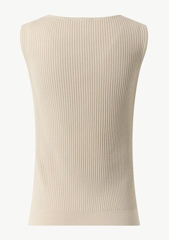 COMMA Gebreide top in Beige: terug