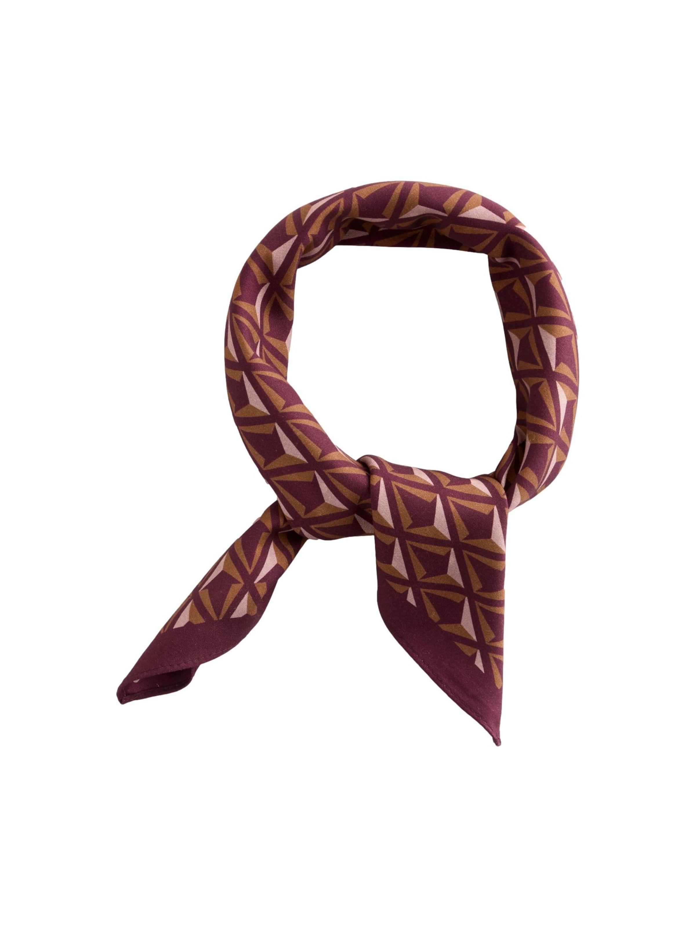 Next Foulard en pueblo / rosé / bordeaux, Vue avec produit
