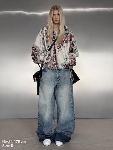 ENRAGE Fleece jacket 'SHERPA' in White