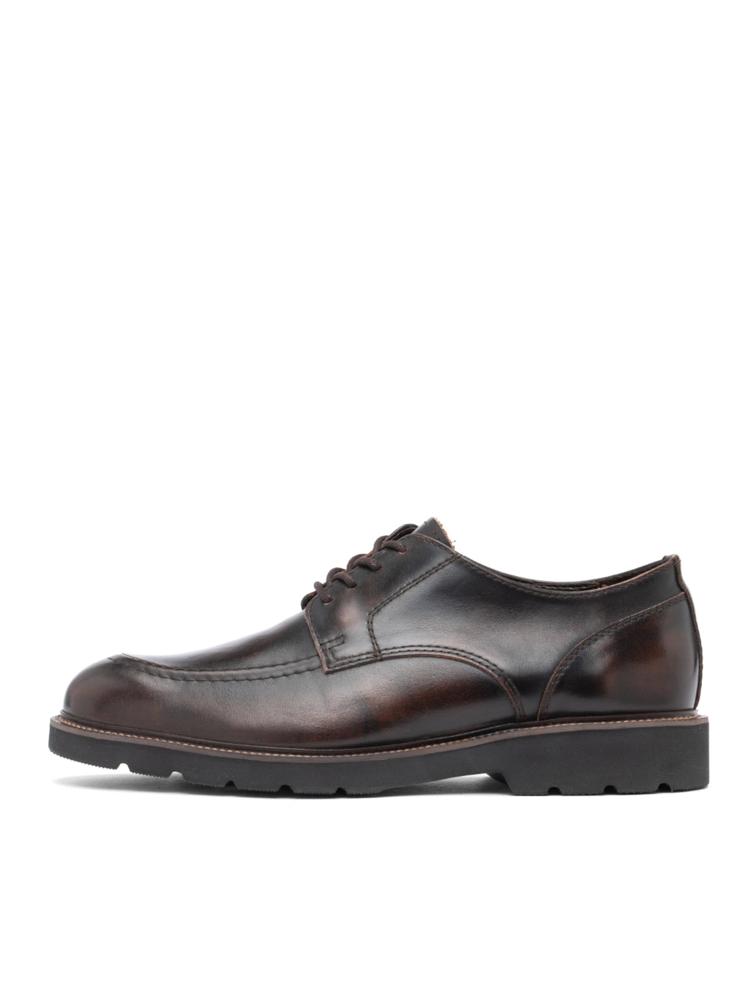 RYŁKO - Zapatos con cordón en marrón: frente