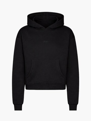 cfab (formerly creamy fabrics) Sweatshirt 'Classic' in Zwart: voorkant